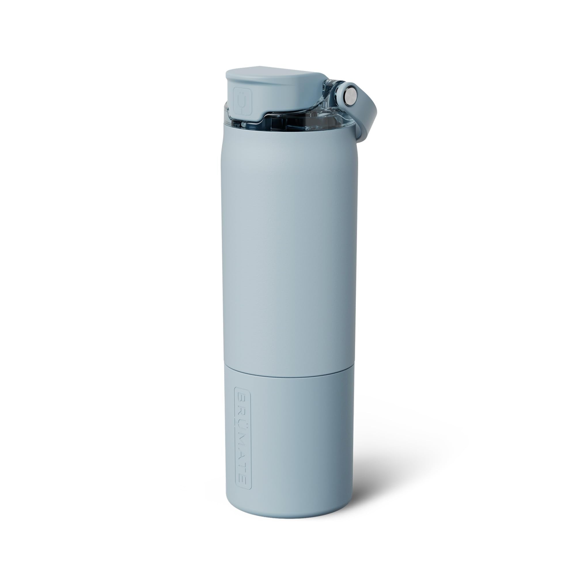 BrüMate Rise 35oz Water Bottle With Covered Silicone Straw | 100% Leakproof Insulated Water Bottle | Soft Sip Silicone Spout | Made of Stainless Steel | 35oz (Mist)