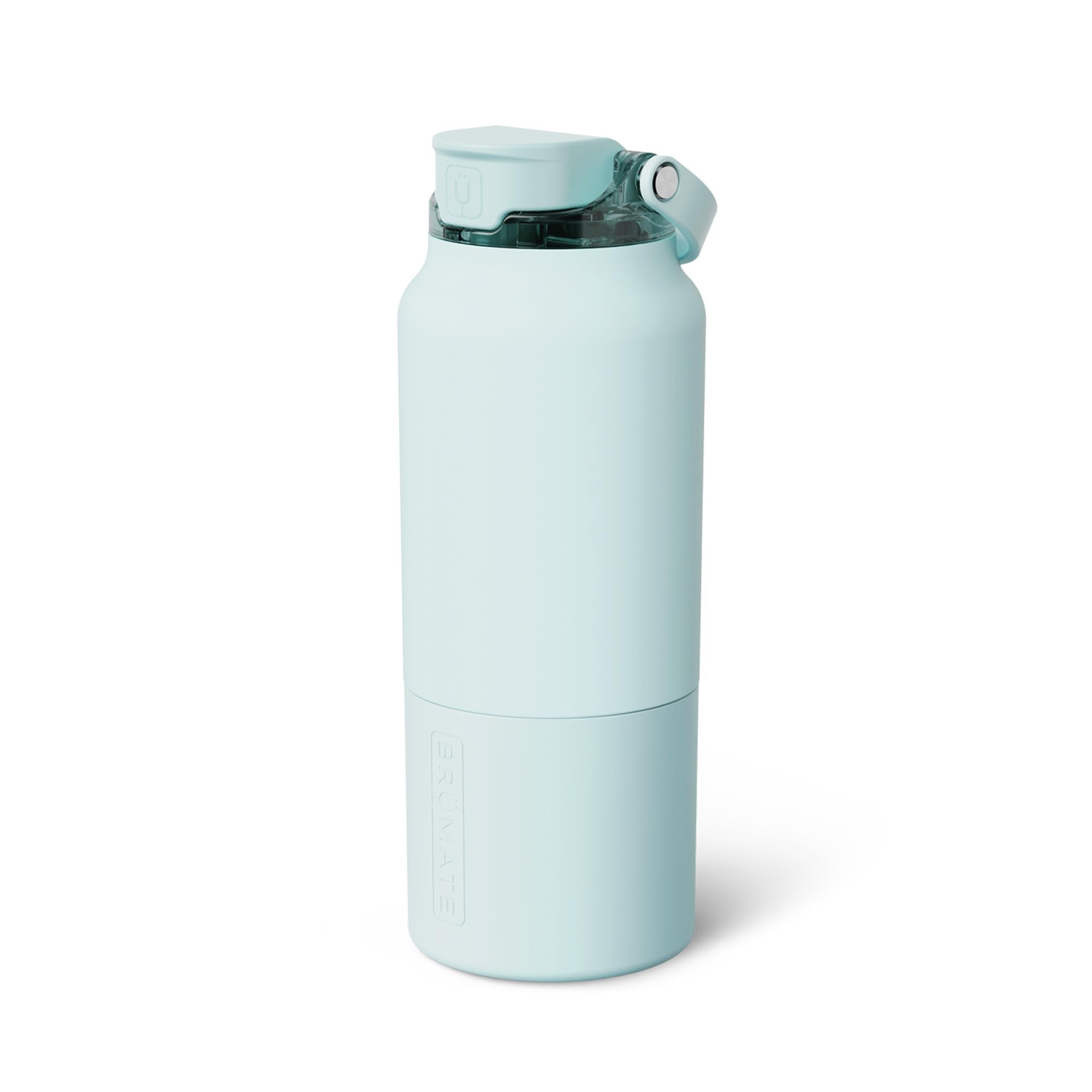 BrüMate Rise 35oz Water Bottle With Covered Silicone Straw | 100% Leakproof Insulated Water Bottle | Soft Sip Silicone Spout | Made of Stainless Steel | 35oz (Mist)