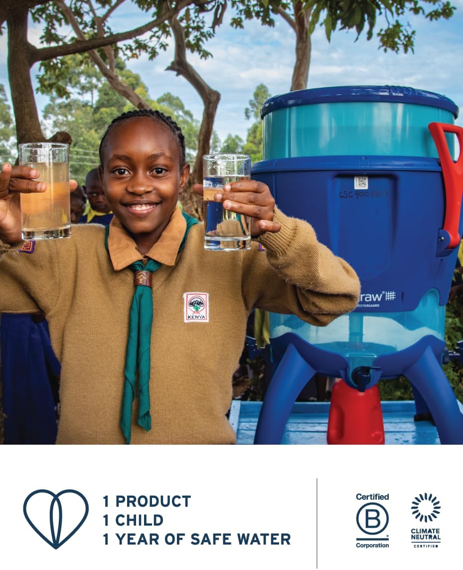 LifeStraw Sip – Reusable Stainless Steel Water Filter Drinking Straw