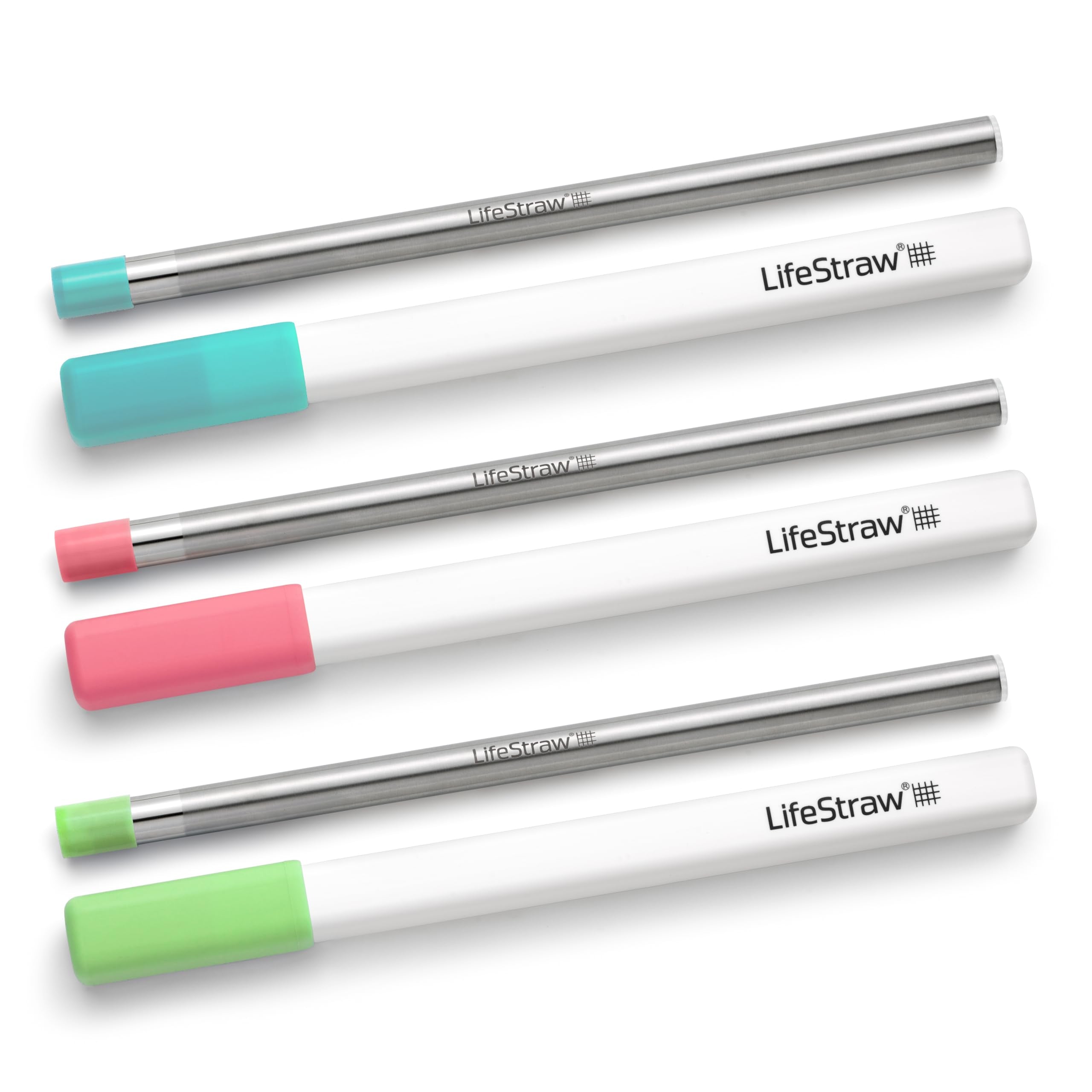 LifeStraw Sip – Reusable Stainless Steel Water Filter Drinking Straw