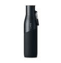 LARQ Bottle Movement Filtered - Lightweight Non-Insulated Stainless Steel Water Bottle BPA Free with Nano Zero technology and long-lasting filters, White/Pebble, 24oz