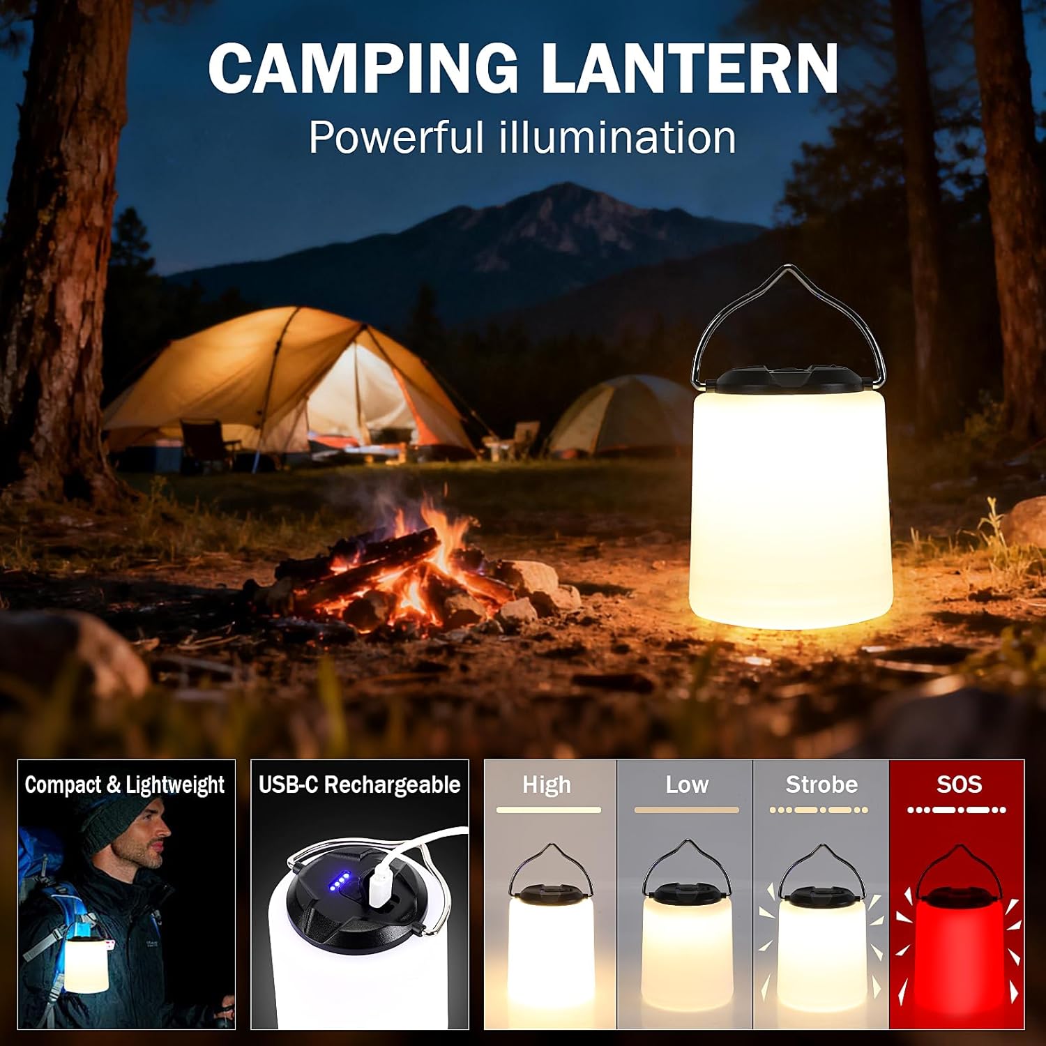 Gifts for Men Christmas Survival Kit, Survival Gear and Equipment 258 PCS with Water Filter, Emergency Tent, LED Lantern, First Aid Kit Supplies, 25L Backpack for Family, Outdoor Camping, Hiking